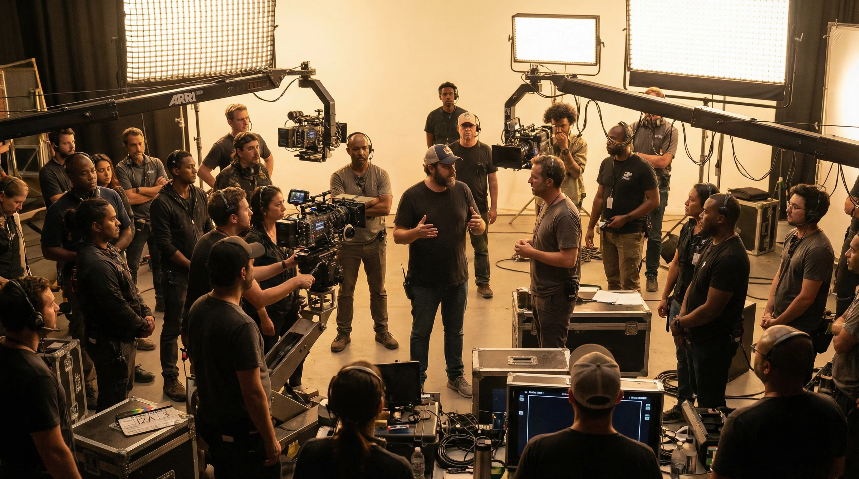 小马拉大车传媒国际合作拍摄现场